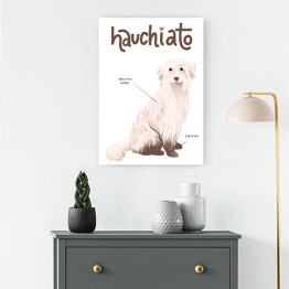 Obraz na płótnie Kawa z psem - hauchiato