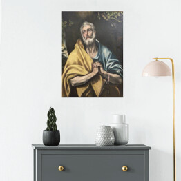 Plakat El Greco Łzy Św. Piotra Reprodukcja obrazu