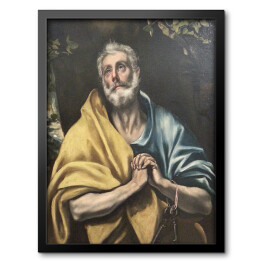 Obraz w ramie El Greco Łzy Św. Piotra Reprodukcja obrazu