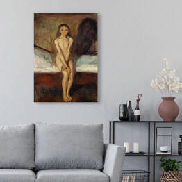 Obraz na płótnie Edvard Munch Puberty Reprodukcja obrazu