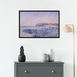 Plakat w ramie Claude Monet "Cienie na morzu. Klify w Pourville" - reprodukcja