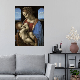 Plakat Leonardo da Vinci "Madonna Litta" - reprodukcja