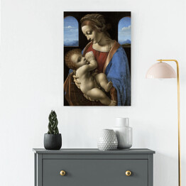 Obraz klasyczny Leonardo da Vinci "Madonna Litta" - reprodukcja