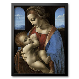 Obraz w ramie Leonardo da Vinci "Madonna Litta" - reprodukcja