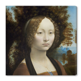 Leonardo da Vinci "Portret Ginevry Benci" - reprodukcja