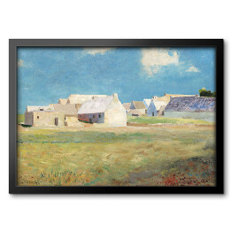 Obraz w ramie Odilon Redon Breton Village. Reprodukcja dzieła sztuki