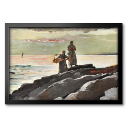 Obraz w ramie Winslow Homer Saco Bay Reprodukcja