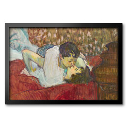 Obraz w ramie Henri de Toulouse-Lautrec "Pocałunek" - reprodukcja