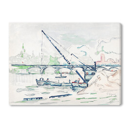 Obraz na płótnie Paul Signac Most w Arts. Reprodukcja