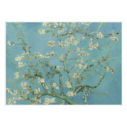 Plakat samoprzylepny Vincent van Gogh Kwitnący migdałowiec. Reprodukcja