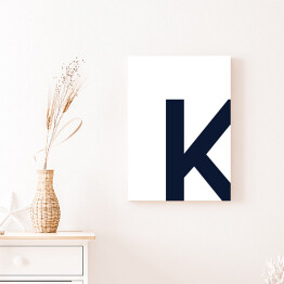 Obraz na płótnie Litera K - alfabet