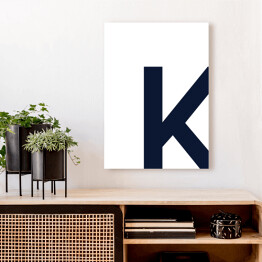 Obraz na płótnie Litera K - alfabet