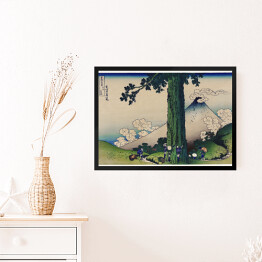 Obraz w ramie Hokusai Katsushika. Przełęcz Mishima w prowincji Kai. Reprodukcja