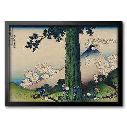 Obraz w ramie Hokusai Katsushika. Przełęcz Mishima w prowincji Kai. Reprodukcja