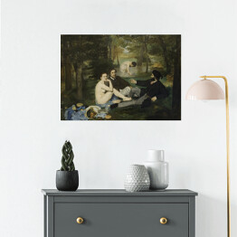 Plakat samoprzylepny Edouard Manet "Śniadanie na trawie" - reprodukcja