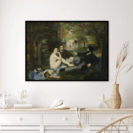 Plakat w ramie Edouard Manet "Śniadanie na trawie" - reprodukcja