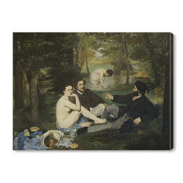 Obraz na płótnie Edouard Manet "Śniadanie na trawie" - reprodukcja