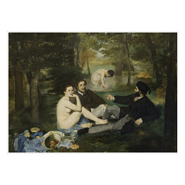 Plakat Edouard Manet "Śniadanie na trawie" - reprodukcja