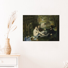 Plakat samoprzylepny Edouard Manet "Śniadanie na trawie" - reprodukcja