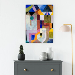 Obraz na płótnie Paul Klee Colorful Architecture Reprodukcja obrazu