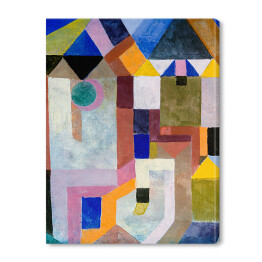 Obraz na płótnie Paul Klee Colorful Architecture Reprodukcja obrazu