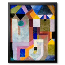 Obraz w ramie Paul Klee Colorful Architecture Reprodukcja obrazu