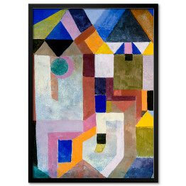 Plakat w ramie Paul Klee Colorful Architecture Reprodukcja obrazu
