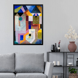 Obraz w ramie Paul Klee Colorful Architecture Reprodukcja obrazu