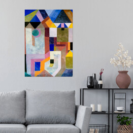 Plakat Paul Klee Colorful Architecture Reprodukcja obrazu