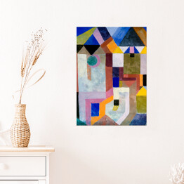 Plakat Paul Klee Colorful Architecture Reprodukcja obrazu