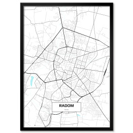 Obraz klasyczny Mapa Radomia 