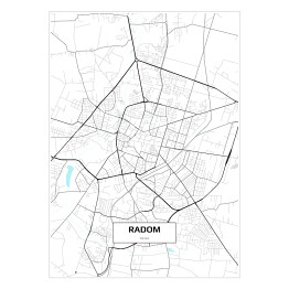 Plakat Mapa Radomia 