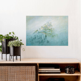 Plakat samoprzylepny Caspar David Friedrich "Morning mist in the mountains"