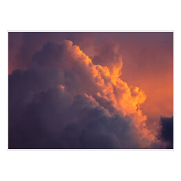 Plakat Złociste chmury