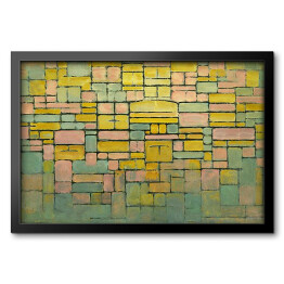 Obraz w ramie Piet Mondriaan "Tableau 2 Composition no V"