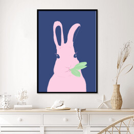 Plakat w ramie Zwierzątka - króliczek