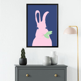 Obraz w ramie Zwierzątka - króliczek