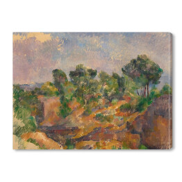 Obraz na płótnie Paul Cezanne "Góry w St Remy" - reprodukcja
