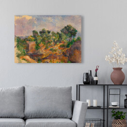 Obraz na płótnie Paul Cezanne "Góry w St Remy" - reprodukcja