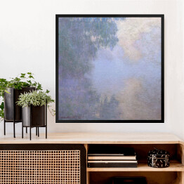 Obraz w ramie Claude Monet Poranek nad Sekwaną w Giverny Reprodukcja obrazu
