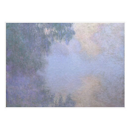 Plakat Claude Monet Poranek nad Sekwaną w Giverny Reprodukcja obrazu