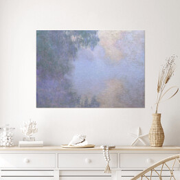 Plakat Claude Monet Poranek nad Sekwaną w Giverny Reprodukcja obrazu