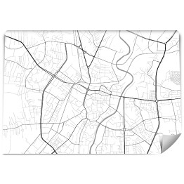 Fototapeta winylowa zmywalna Minimalistyczna mapa Rzeszowa