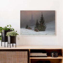 Obraz na płótnie Caspar David Friedrich "Winter landscape"
