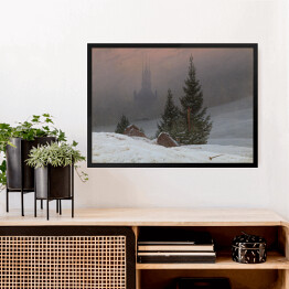 Obraz w ramie Caspar David Friedrich "Winter landscape"