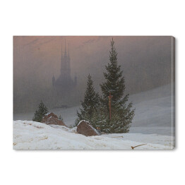 Obraz na płótnie Caspar David Friedrich "Winter landscape"