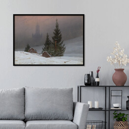 Plakat w ramie Caspar David Friedrich "Winter landscape"
