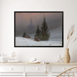Obraz w ramie Caspar David Friedrich "Winter landscape"