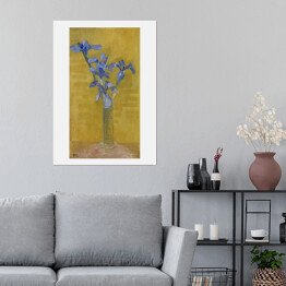 Plakat samoprzylepny Piet Mondrian Irysy Reprodukcja obrazu