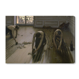 Obraz na płótnie Gustave Caillebotte "The Floor Planers"
